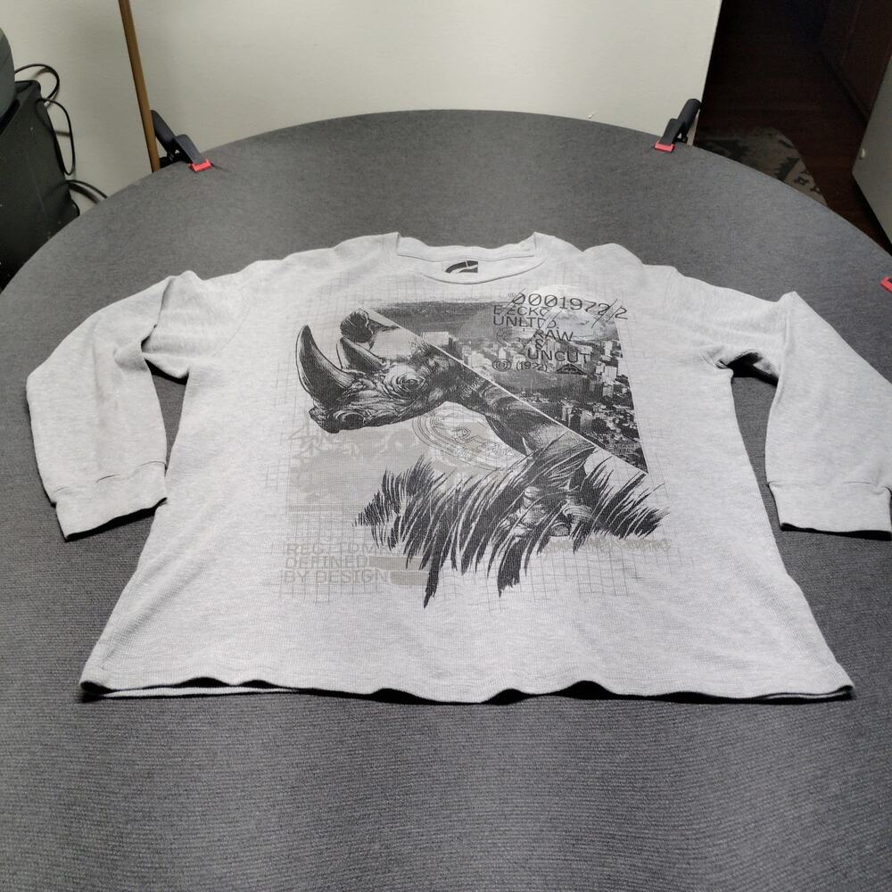 Vintage y2k Ecko shirt Size XL Cool design Message